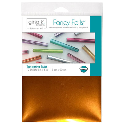 Therm O Web Gina K. Designs Fancy Transfer Foil, Tangerine Twist 18212