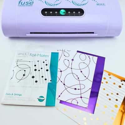 Therm O Web Gina K. Designs Foil-Mates™ Remix 4.25 in. x 5.5 in. (10 sheets) - DOTS & STRINGS 18226