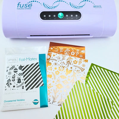 Therm O Web Gina K. Designs Foil-Mates™ Remix 4.25 in. x 5.5 in. (10 sheets) - ORNAMENTAL HOLIDAY 18229