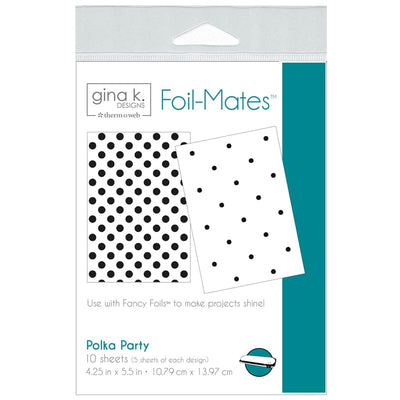 Therm O Web Gina K. Designs Foil-Mates™ Remix 4.25 in. x 5.5 in. (10 sheets) - POLKA PARTY 18225