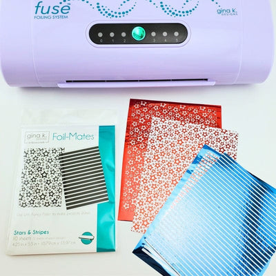 Therm O Web Gina K. Designs Foil-Mates™ Remix 4.25 in. x 5.5 in. (10 sheets) - STARS & STRIPES 18227