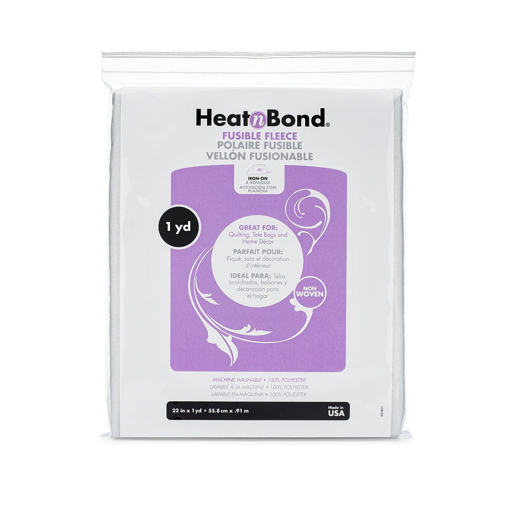 Therm O Web HeatnBond Fusible Fleece Pack, White 22 in x 1 yd Q2168