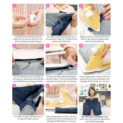 Therm O Web HeatnBond Hem Iron-On Adhesive Tape Value Pack, (2 Reg + 2 Super Hem) 3719