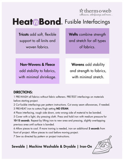 Therm O Web HeatnBond Soft Woven Fusible, Black 22 in