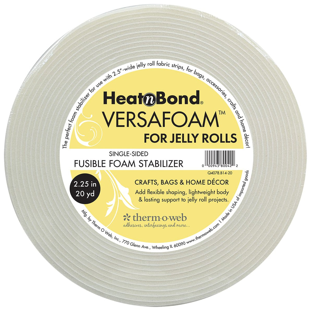 Therm O Web HeatnBond VersaFoam for Jelly Rolls Single-Sided Fusible Foam Stabilizer 2.25&nbsp;in&nbsp;x&nbsp;25&nbsp;yd Q4078.B14-25