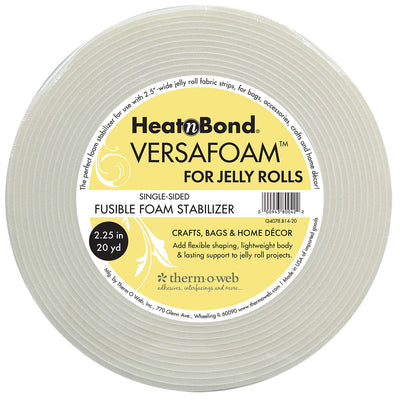 Therm O Web HeatnBond VersaFoam for Jelly Rolls Single-Sided Fusible Foam Stabilizer 2.25&nbsp;in&nbsp;x&nbsp;25&nbsp;yd Q4078.B14-25