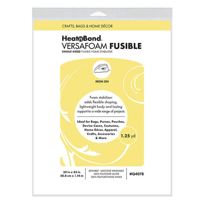 Therm O Web HeatnBond VersaFoam Single-Sided Fusible Foam Stabilizer, 20 in x 45 in pack Q4078.2045