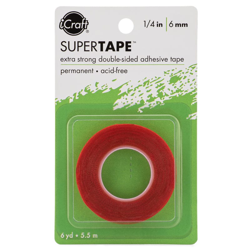 Therm O Web iCraft SuperTape Adhesive Roll,<br> 1/4 in x 6yd 4101