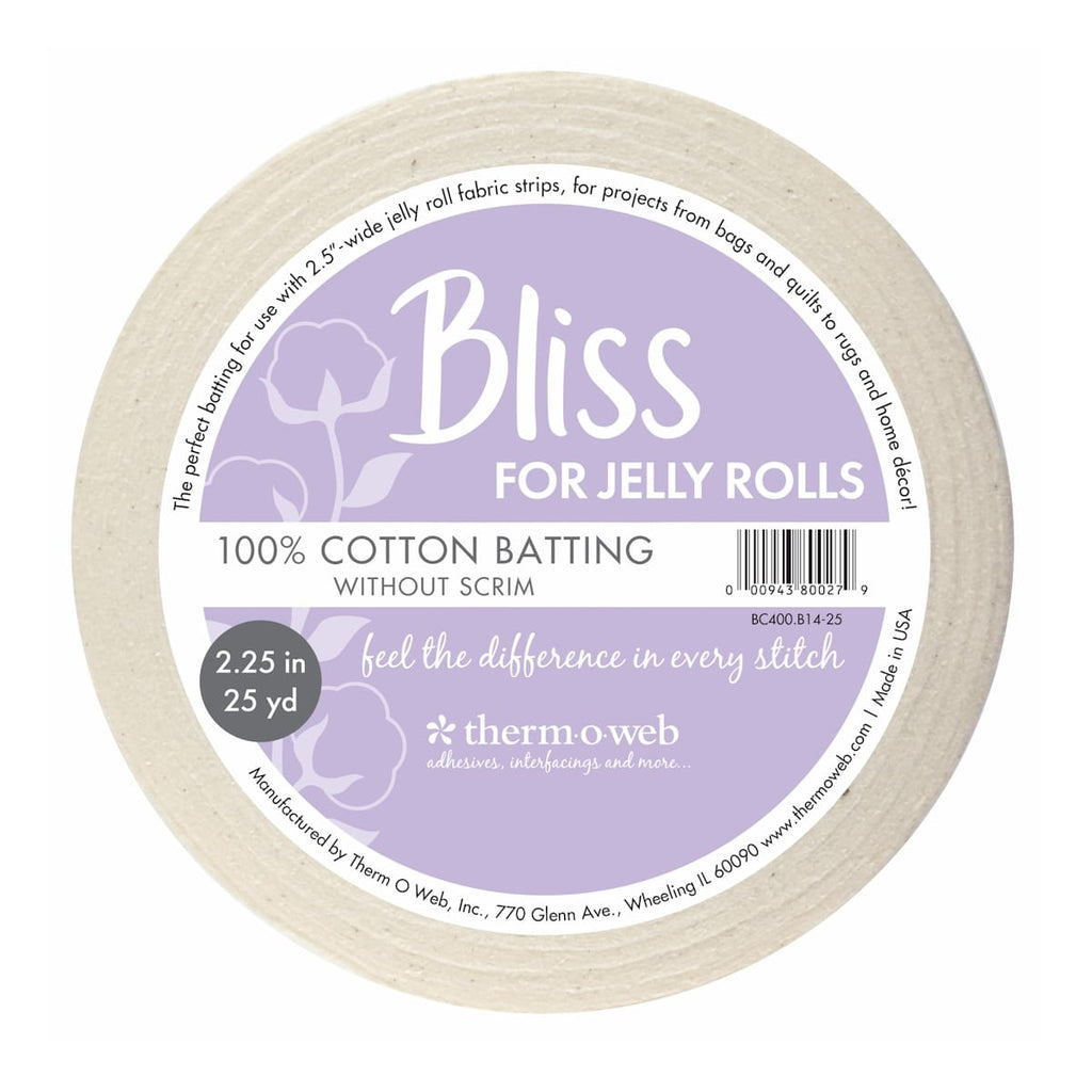 thermoweb.com Bliss for Jelly Rolls 100% Cotton 2.25&nbsp;in&nbsp;x&nbsp;25&nbsp;yd BC400.B14-25