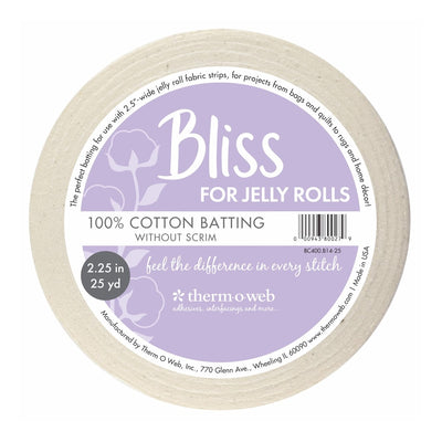 thermoweb.com Bliss for Jelly Rolls 100% Cotton 2.25&nbsp;in&nbsp;x&nbsp;25&nbsp;yd BC400.B14-25
