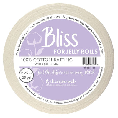 thermoweb.com Bliss for Jelly Rolls 100% Cotton 2.25&nbsp;in&nbsp;x&nbsp;25&nbsp;yd BC400.B14-25