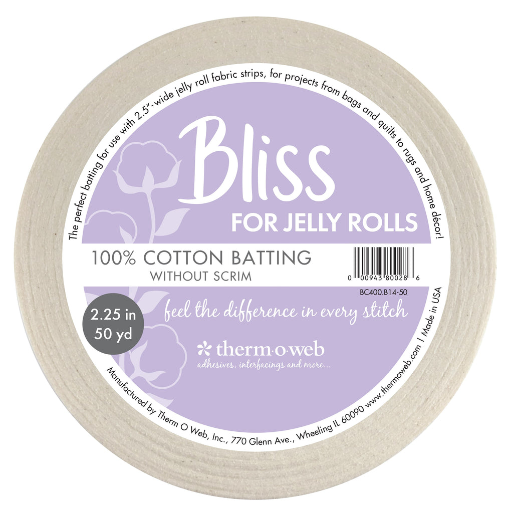 thermoweb.com Bliss for Jelly Rolls 100% Cotton 2.25&nbsp;in&nbsp;x&nbsp;50&nbsp;yd BC400.B14-50