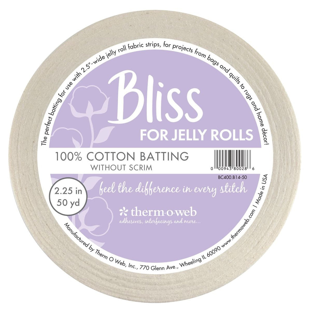 thermoweb.com Bliss for Jelly Rolls 100% Cotton 2.25&nbsp;in&nbsp;x&nbsp;50&nbsp;yd BC400.B14-50