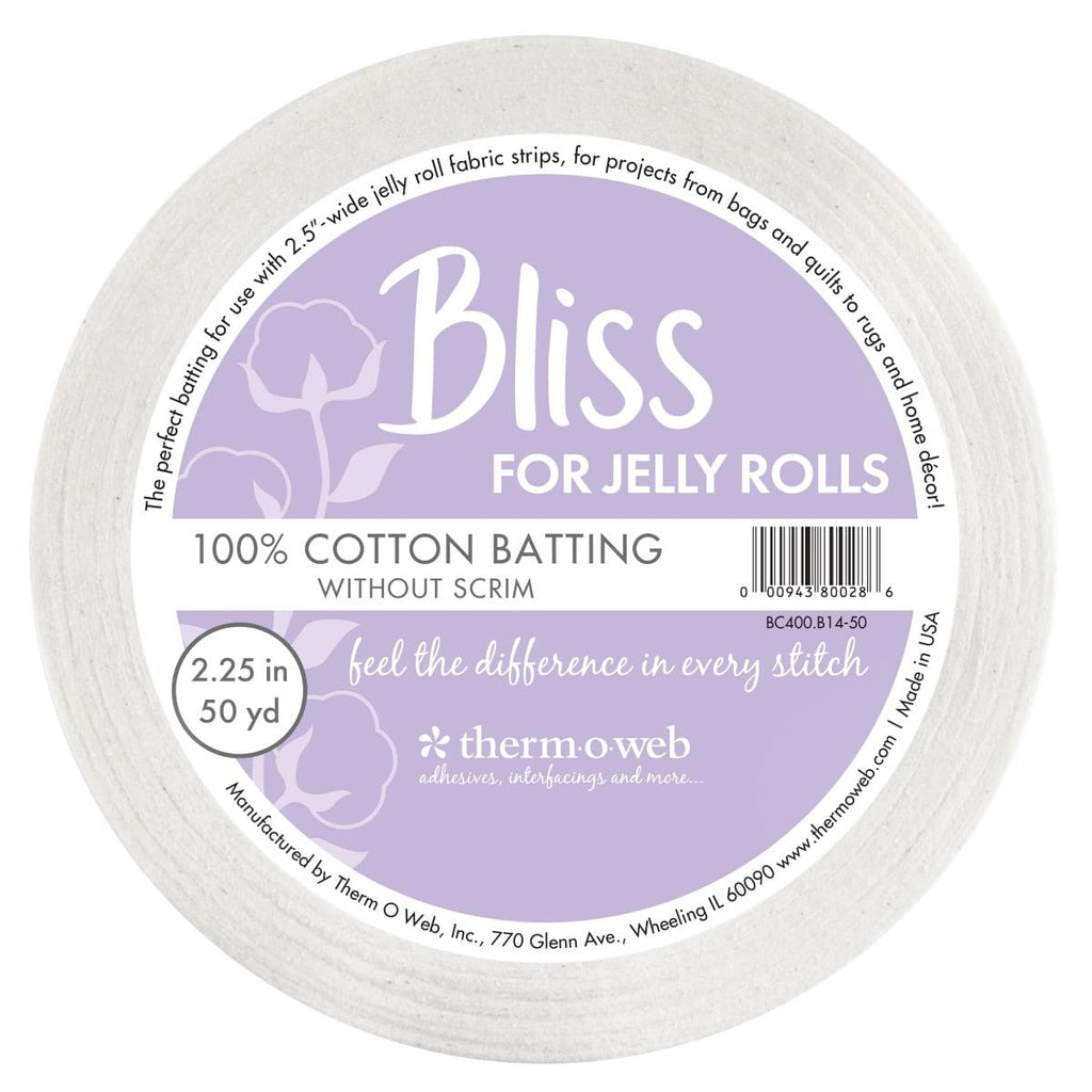 thermoweb.com Bliss for Jelly Rolls 100% Cotton 2.25&nbsp;in&nbsp;x&nbsp;50&nbsp;yd BC400.B14-50
