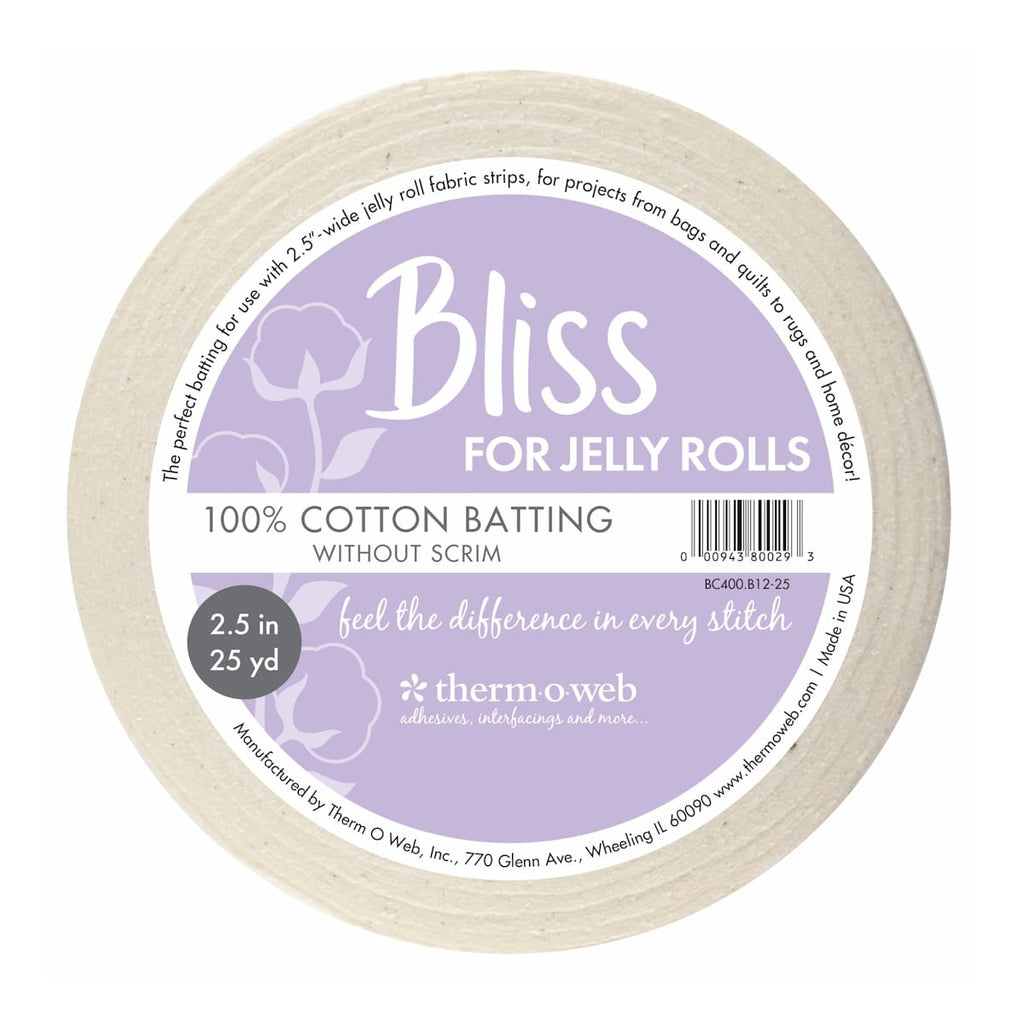 thermoweb.com Bliss for Jelly Rolls 100% Cotton 2.5&nbsp;in&nbsp;x&nbsp;25&nbsp;yd BC400.B12-25