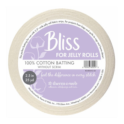 thermoweb.com Bliss for Jelly Rolls 100% Cotton 2.5&nbsp;in&nbsp;x&nbsp;25&nbsp;yd BC400.B12-25