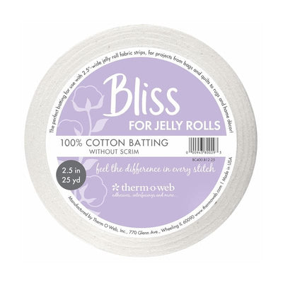 thermoweb.com Bliss for Jelly Rolls 100% Cotton 2.5&nbsp;in&nbsp;x&nbsp;25&nbsp;yd BC400.B12-25