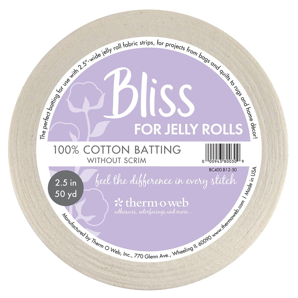thermoweb.com Bliss for Jelly Rolls 100% Cotton 2.5&nbsp;in&nbsp;x&nbsp;50&nbsp;yd BC400.B12-50