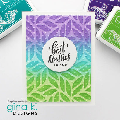 thermoweb.com Gina K. Designs Embossing Folder, Swiss Dot GKD2968
