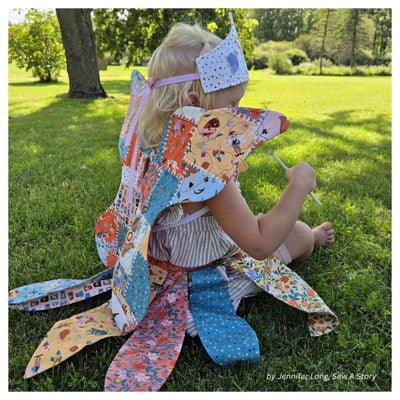 thermoweb.com HeatnBond Sew a Story, LTD by Jennifer Long 6 in x 6 in Stencil- THIMBELINA 19177