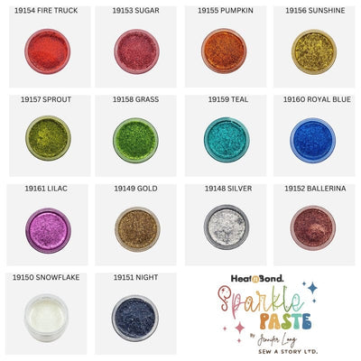 thermoweb.com HeatnBond Sparkle Paste by Jennifer Long Sew A Story