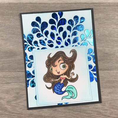 Therm O Web Brutus Monroe Foil Transfer Sheets, Blue Waves 19059