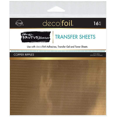 Therm O Web Brutus Monroe Foil Transfer Sheets, Copper Ripples 19081