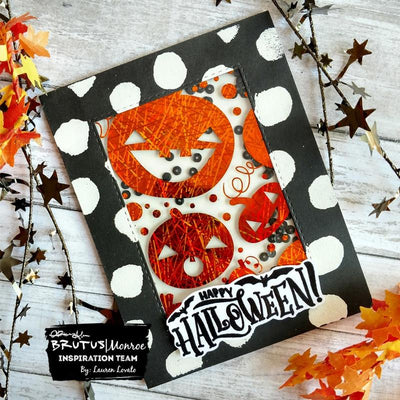 Therm O Web Brutus Monroe Foil Transfer Sheets, Orange Sketch 19043