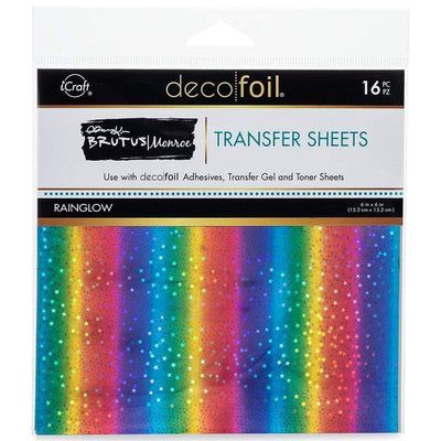 Deco Foil Transfer Sheets Multiple Color Options/styles Available 