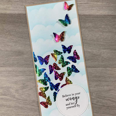 Therm O Web Brutus Monroe Foil Transfer Sheets, Rainglow 19060