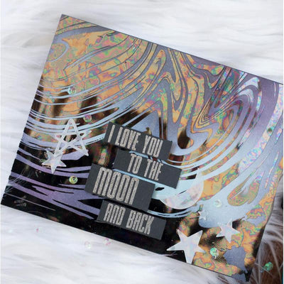 Therm O Web Brutus Monroe Foil Transfer Sheets, Tide Pool 19017