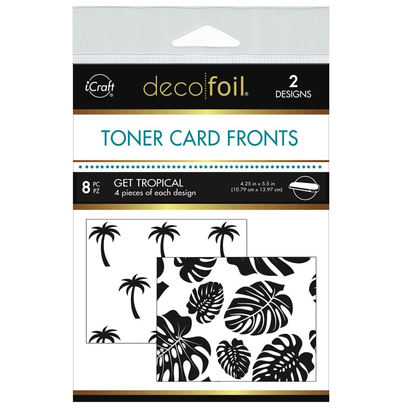 Therm O Web Deco Foil A2 Toner Card Fronts - Get Tropical 5635