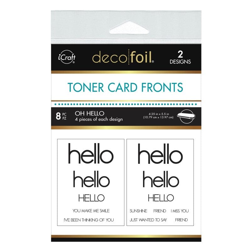 Therm O Web Deco Foil A2 Toner Card Fronts - Oh Hello 5642