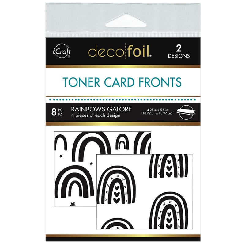 Therm O Web Deco Foil A2 Toner Card Fronts - Rainbows Galore 5627