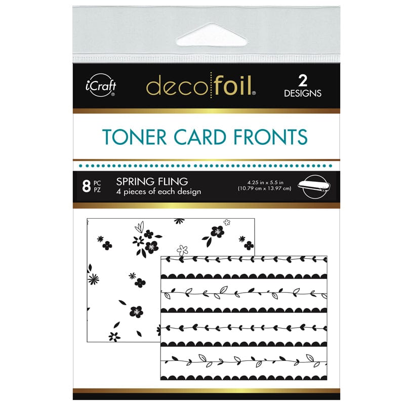 Therm O Web Deco Foil A2 Toner Card Fronts - Spring Fling 5626