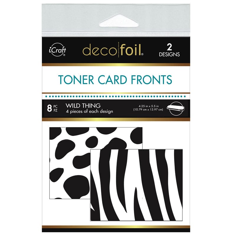 Therm O Web Deco Foil A2 Toner Card Fronts - Wild Thing 5634