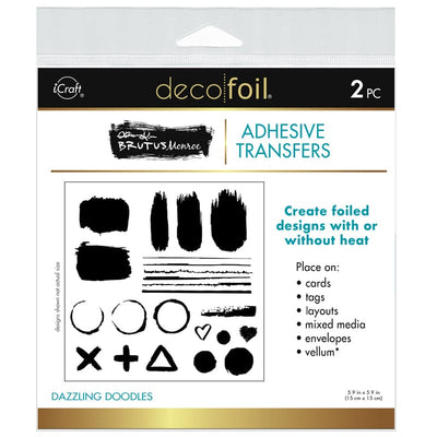 Therm O Web Deco Foil Adhesive Transfer Designs by Brutus Monroe - Dazzling Doodles 19121