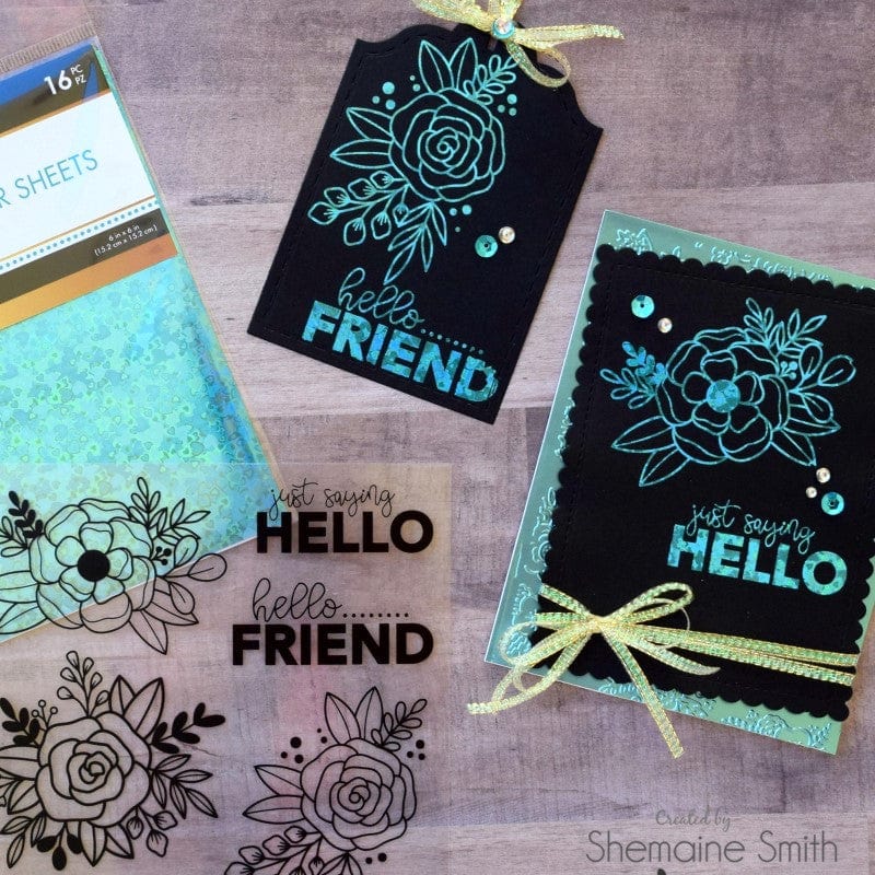 Deco Foil Adhesive Transfer Designs by Unity - Blooming Friendship ...