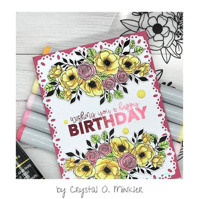 Therm O Web Deco Foil Adhesive Transfer Designs by Unity - Blooming Friendship 19119