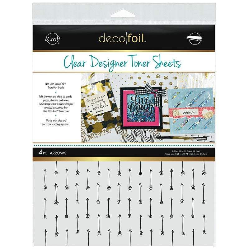 Therm O Web Deco Foil Clear Designer Toner Sheets, Arrows 5520