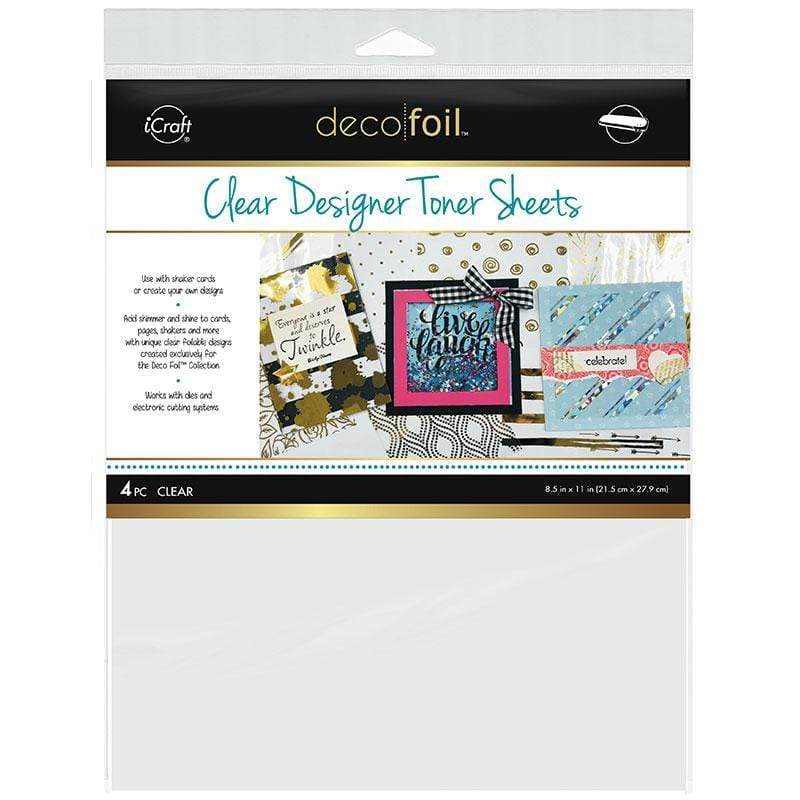 Therm O Web Deco Foil Clear Designer Toner Sheets, Printable 5511