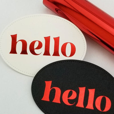 Therm O Web Deco Foil Hot Foil Roll 5 in x 15 ft - Chili Red 5648