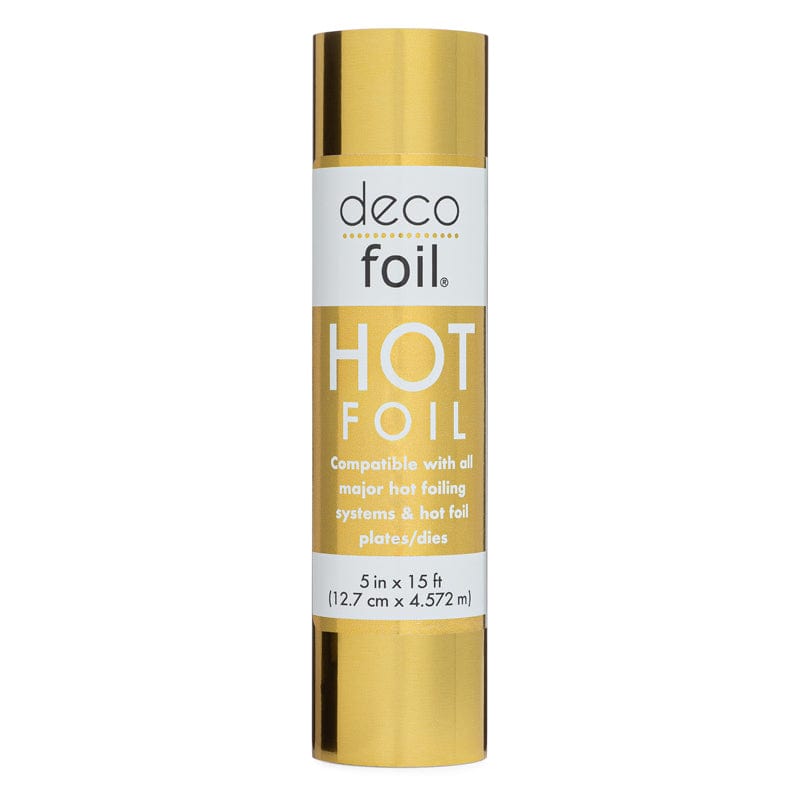 Therm O Web Deco Foil Hot Foil Roll 5 in x 15 ft - Gold 5645