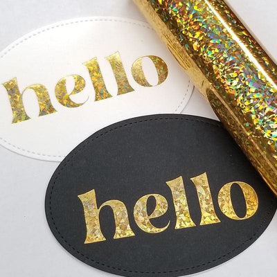 Therm O Web Deco Foil Hot Foil Roll 5 in x 15 ft - Gold Unicorn 5662