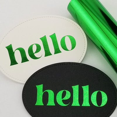 Therm O Web Deco Foil Hot Foil Roll 5 in x 15 ft - Lucky Green 5652