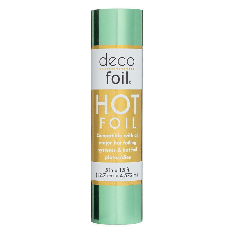 Deco Foil Hot Foil Roll 5 in x 15 ft - Mint (NOT FOR USE WITH