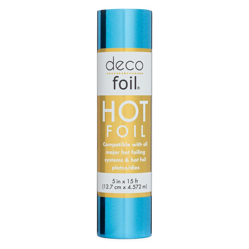 Therm O Web Deco Foil Hot Foil Roll 5 in x 15 ft - Pool Blue 5654