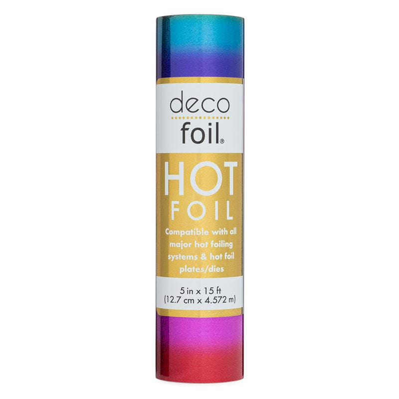 Therm O Web Deco Foil Hot Foil Roll 5 in x 15 ft - Rainbow Dreams 5658