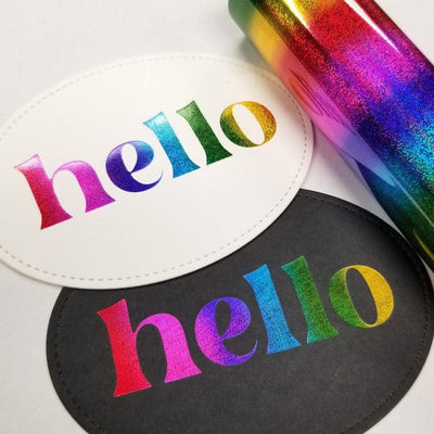 Therm O Web Deco Foil Hot Foil Roll 5 in x 15 ft - Rainbow Dreams 5658