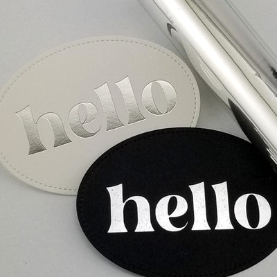 Therm O Web Deco Foil Hot Foil Roll 5 in x 15 ft - Silver 5644